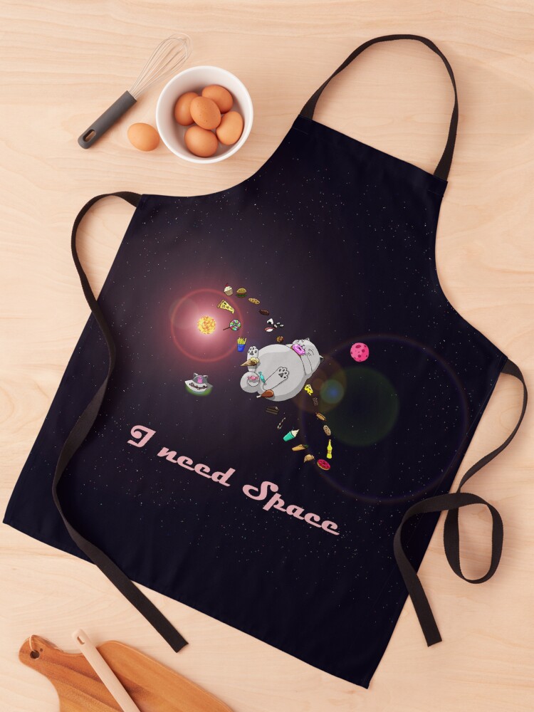 Thumbnail 1 von 6, Schürze, Caturn - I need Space designt und verkauft von Boxcats.
