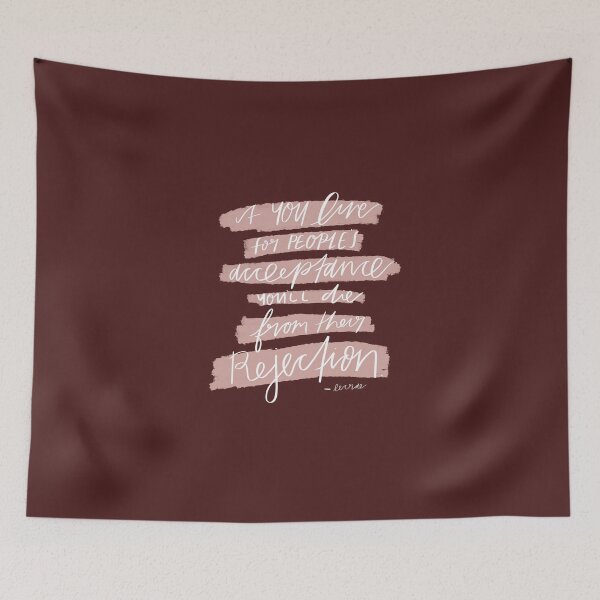Item preview, if you live for people's acceptance, you'll die from their rejection - lecrae - quotes designed and sold by seaniemendoza.