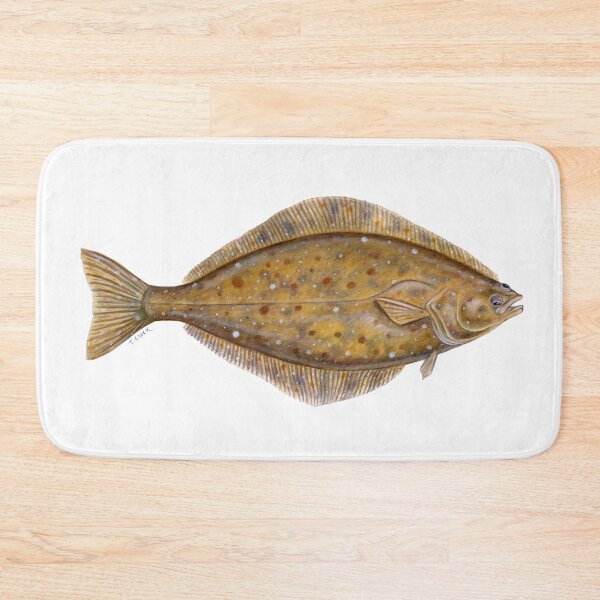 Item preview, Pacific Halibut (Hippoglossus stenolopsis) designed and sold by Tamara Clark.
