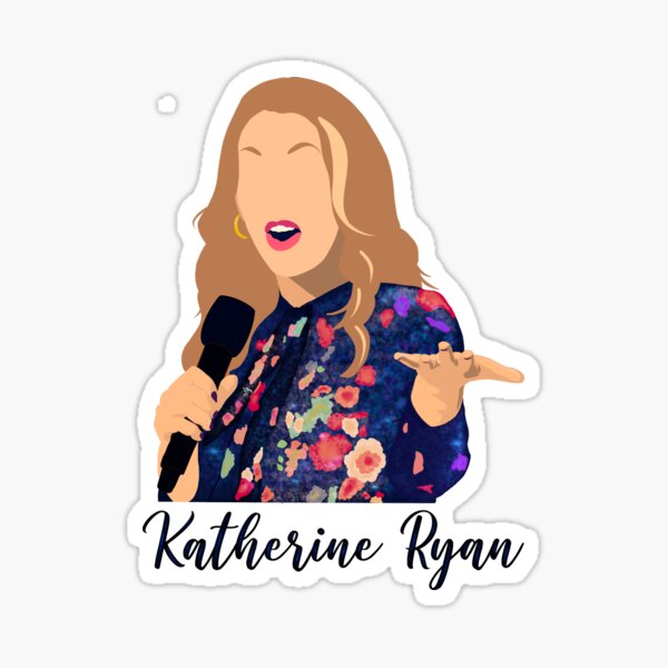 Katherine Ryan Minimalist Sticker