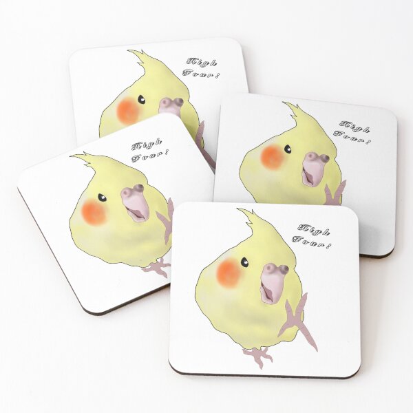 Item preview, Cockatiel Silly High Four designed and sold by legitparrot.