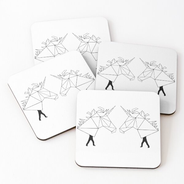 Item preview, The Duel - white background designed and sold by circles-squares.
