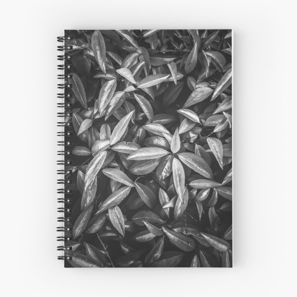 Item preview, leaves texture background in black and white designed and sold by Mrvell.