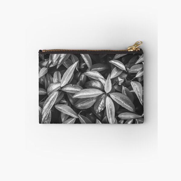 Item preview, leaves texture background in black and white designed and sold by Mrvell.