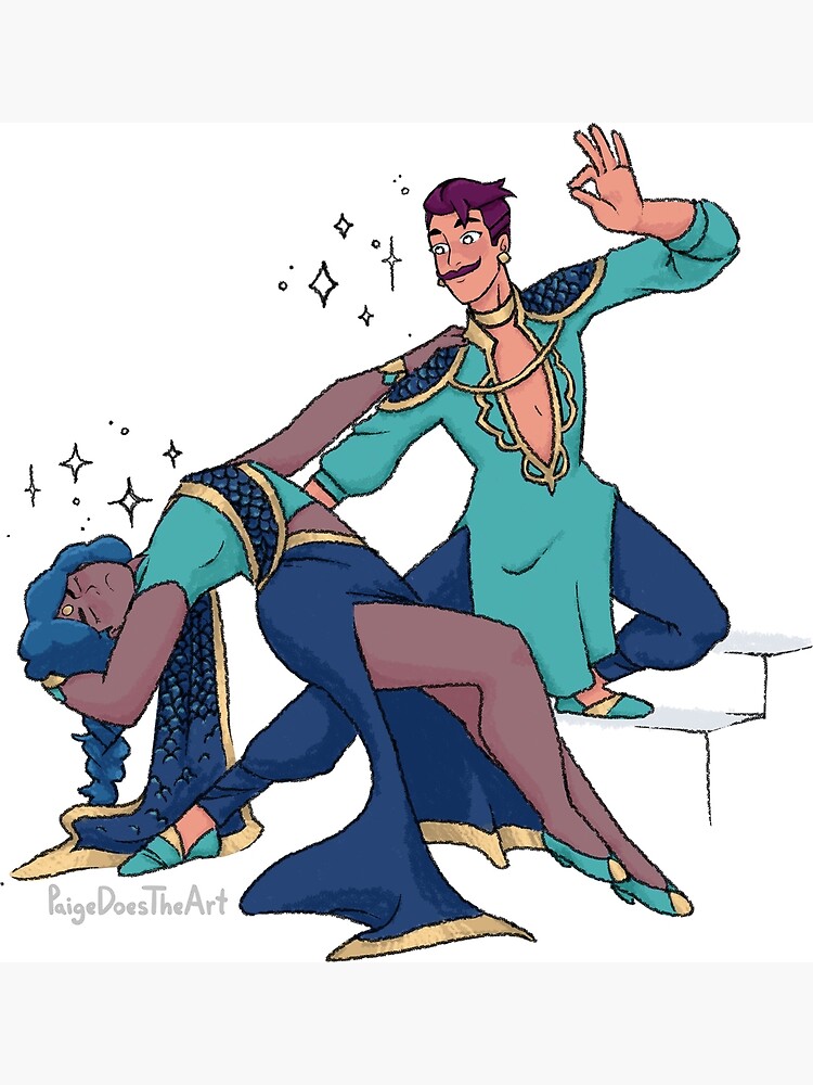 Shera Mermista and Captain Seahawk Dance by PaigeDoesTheArt