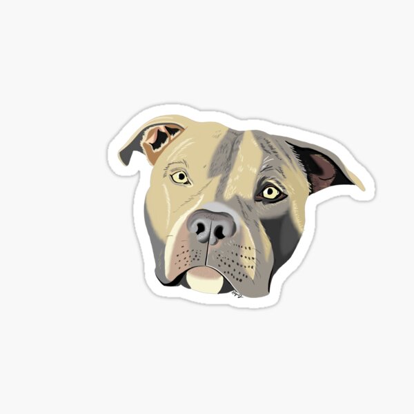 Artikel-Vorschau von Blaue Nase Pitbull, designt und verkauft von RLCunningham Designs.