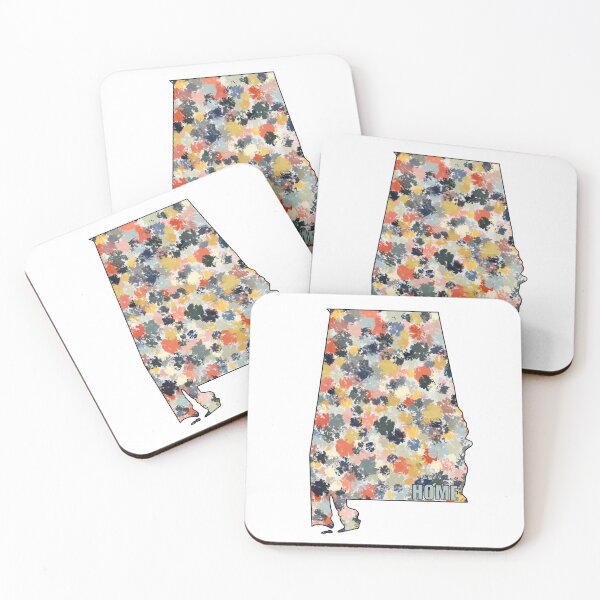 Item preview, Paint Splatter Alabama designed and sold by ComeAlongHarper.