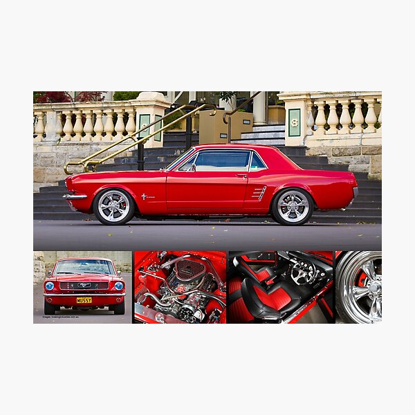 Keith Keily's 1966 Ford Mustang Coupe - Poster Photographic Print