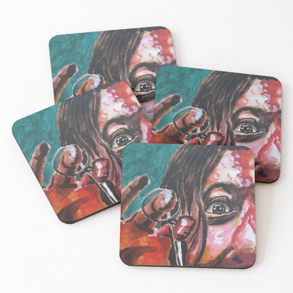 Item preview, Oldboy - "See No Evil" Dae-Su Oh canvased portrait (original) designed and sold by Stag Art Studios.