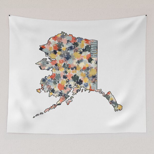 Item preview, Paint Splatter Alaska designed and sold by ComeAlongHarper.