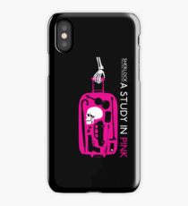 Sherlock - A Study in Pink Episode Poster iPhone Case