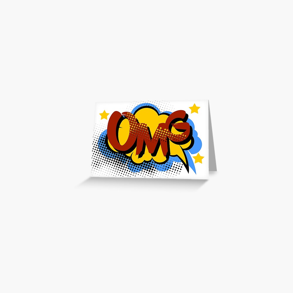 Omg Cartoon Art Print By Patilustra Redbubble