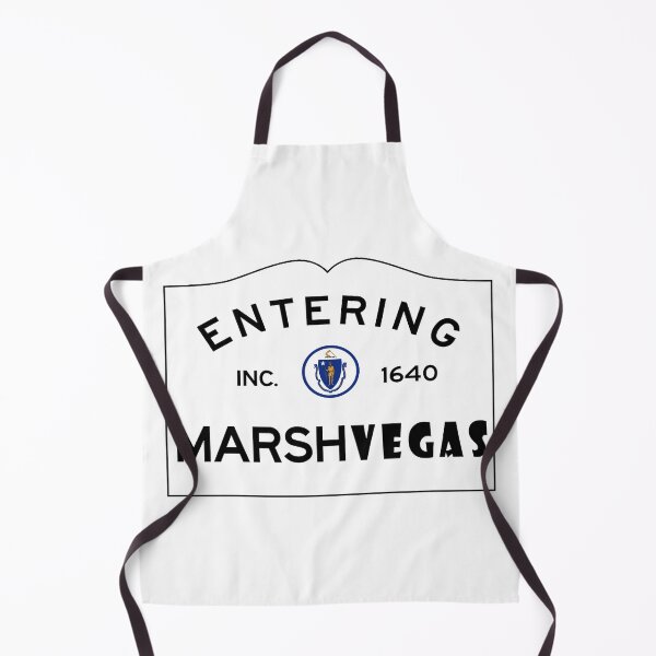 Item preview, Entering MarshVegas Road Sign - aka Marshfield, Massachusetts designed and sold by SouthShorePics.