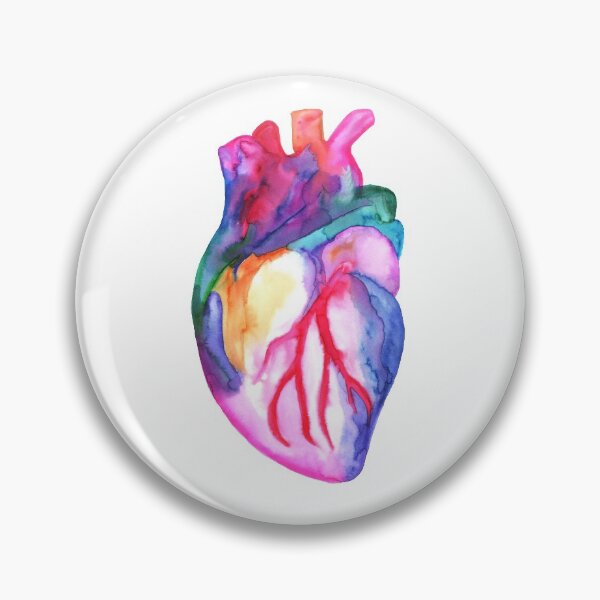 Item preview, Watercolor Rainbow Heart designed and sold by RoxyTocin.