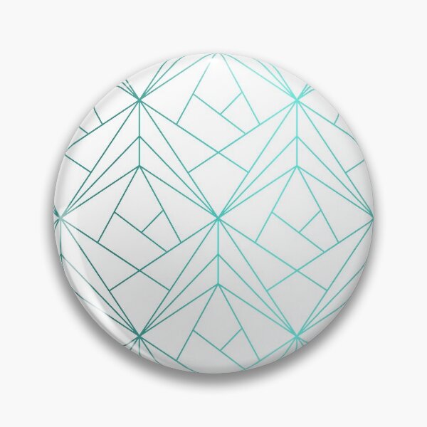 Item preview, Geometric Turquoise Pattern designed and sold by Vic Torys ☆.