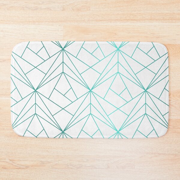 Item preview, Geometric Turquoise Pattern designed and sold by Vic Torys ☆.