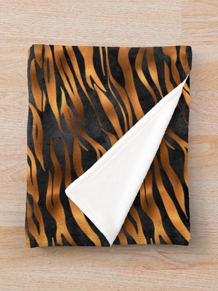 "Tiger print" Throw Blanket for Sale by BEN1682 | Redbubble