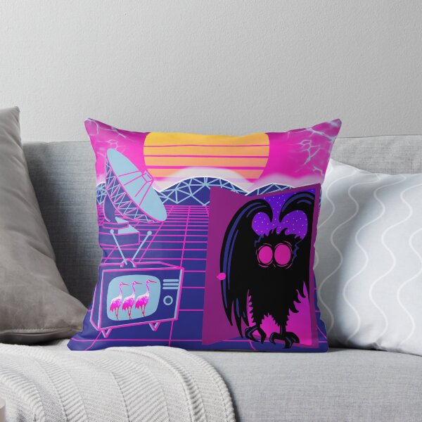Item preview, Mothman Figure Cryptid Vapor Wave Art designed and sold by GetHoppedWV.