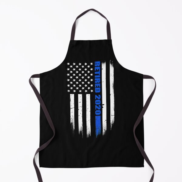 Item preview, Retired Police Officer 2020 Thin Blue Line Flag designed and sold by bluelinegear.