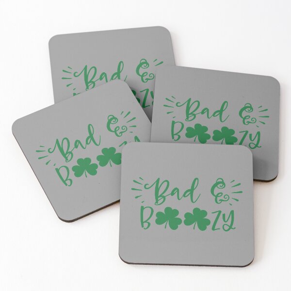 Item preview, Bad & Boozy St. Patrick's Day Quotes Sayings graphic designed and sold by nikkidawn74.