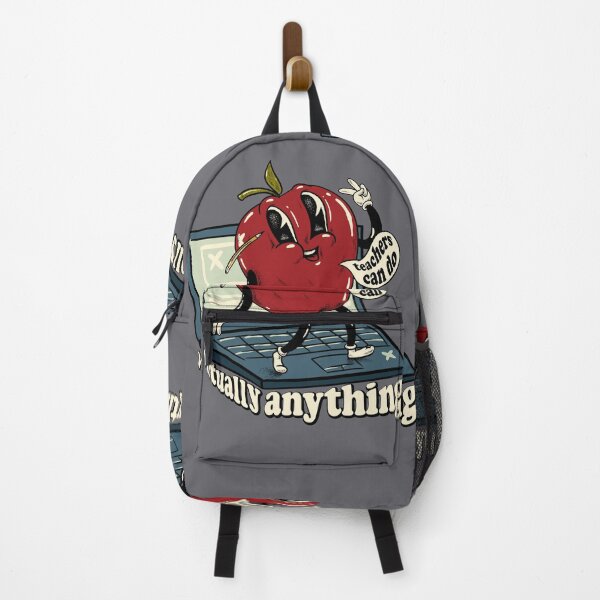 Item preview, Teachers can do Virtually Anything | Back to School 2020 | Old Cartoon Style | Teacher Mask | Backpack Design | Best Selling Original Art designed and sold by Any Color Designs.