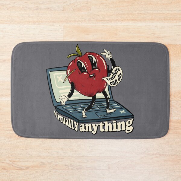 Item preview, Teachers can do Virtually Anything | Back to School 2020 | Old Cartoon Style | Teacher Mask | Backpack Design | Best Selling Original Art designed and sold by Any Color Designs.