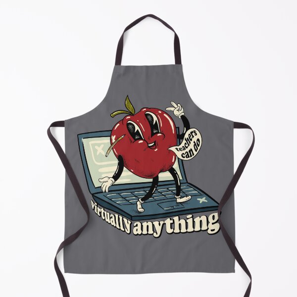 Item preview, Teachers can do Virtually Anything | Back to School 2020 | Old Cartoon Style | Teacher Mask | Backpack Design | Best Selling Original Art designed and sold by Any Color Designs.