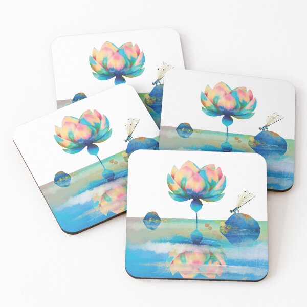Item preview, Sapphire Blue Lotus Flower Watergarden designed and sold by Karin Taylor.