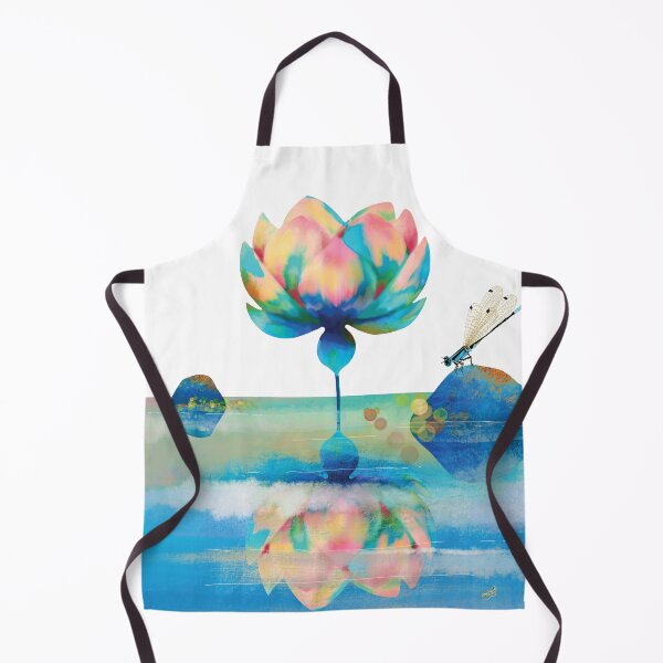 Item preview, Sapphire Blue Lotus Flower Watergarden designed and sold by Karin Taylor.