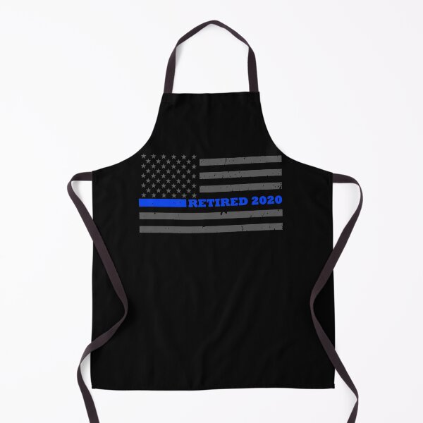 Item preview, 2020 Retired Police Officer Thin Blue Line Flag designed and sold by bluelinegear.