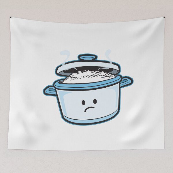 Item preview, Kawaii Rice Cooker Confused designed and sold by akofilipino.