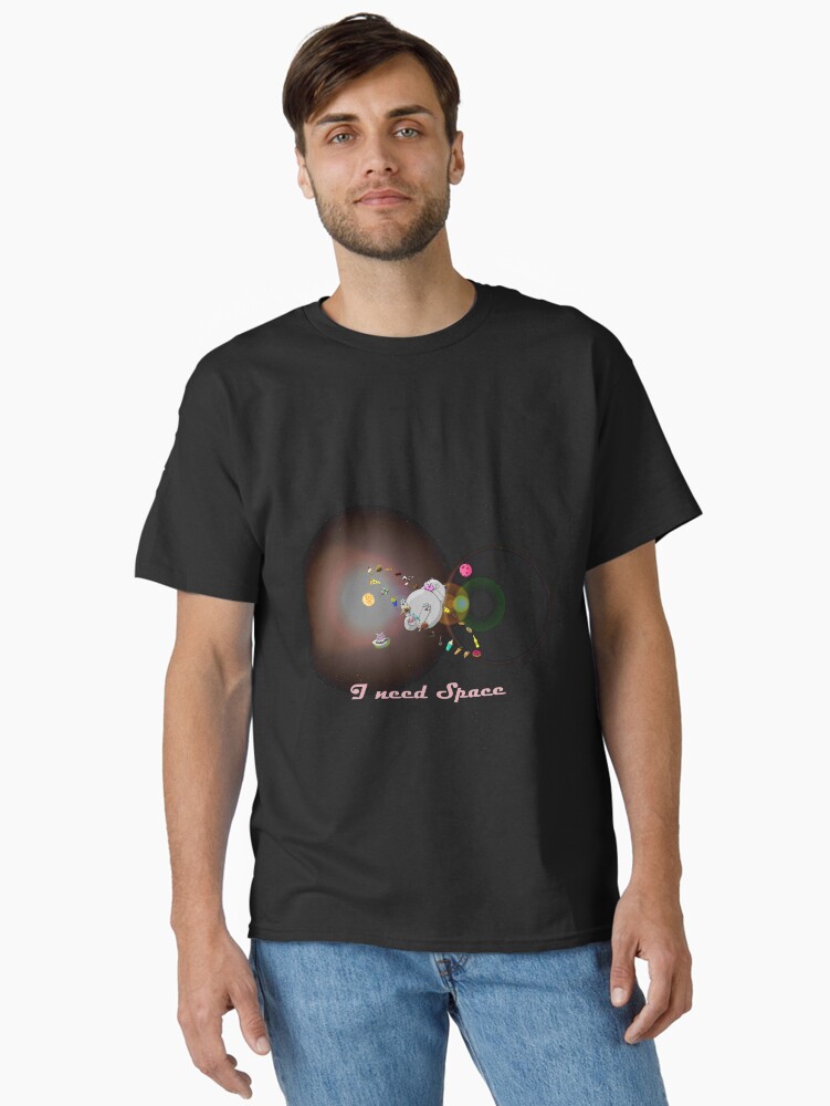 Thumbnail 1 von 7, Classic T-Shirt, Caturn - I need Space (Zappenduster Version) designt und verkauft von Boxcats.