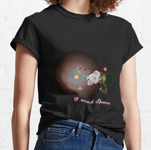 Caturn - I need Space (Zappenduster Version) Classic T-Shirt