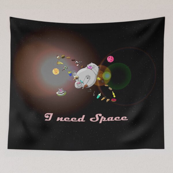 Item preview, Caturn - I need Space (Zappenduster Version) designed and sold by Schrödingers Box.
