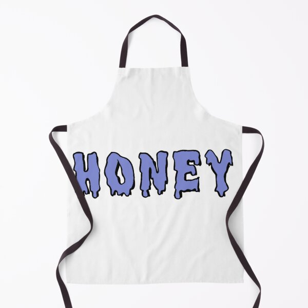 Item preview, Honey Text Non-Shaded Dark Blue designed and sold by Melly-Jellyarts.
