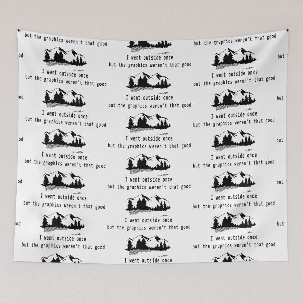 Item preview, I went outside once but the graphics weren't that good designed and sold by headpossum.