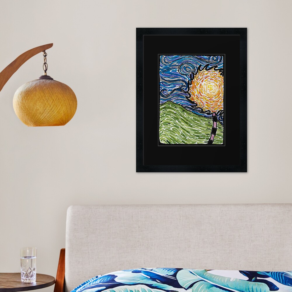 Floppy Tree Framed Art Print