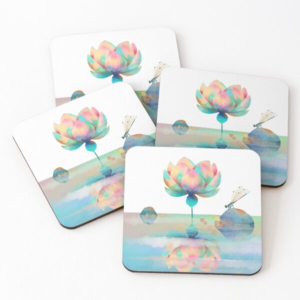 Item preview, Pink Lotus Flower Watergarden designed and sold by Karin Taylor.