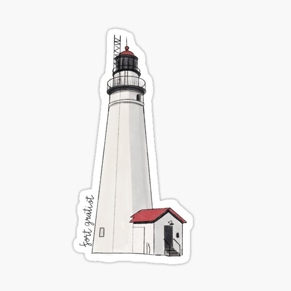 Item preview, Fort Gratiot (Port Huron) Lighthouse designed and sold by emilyd1126.