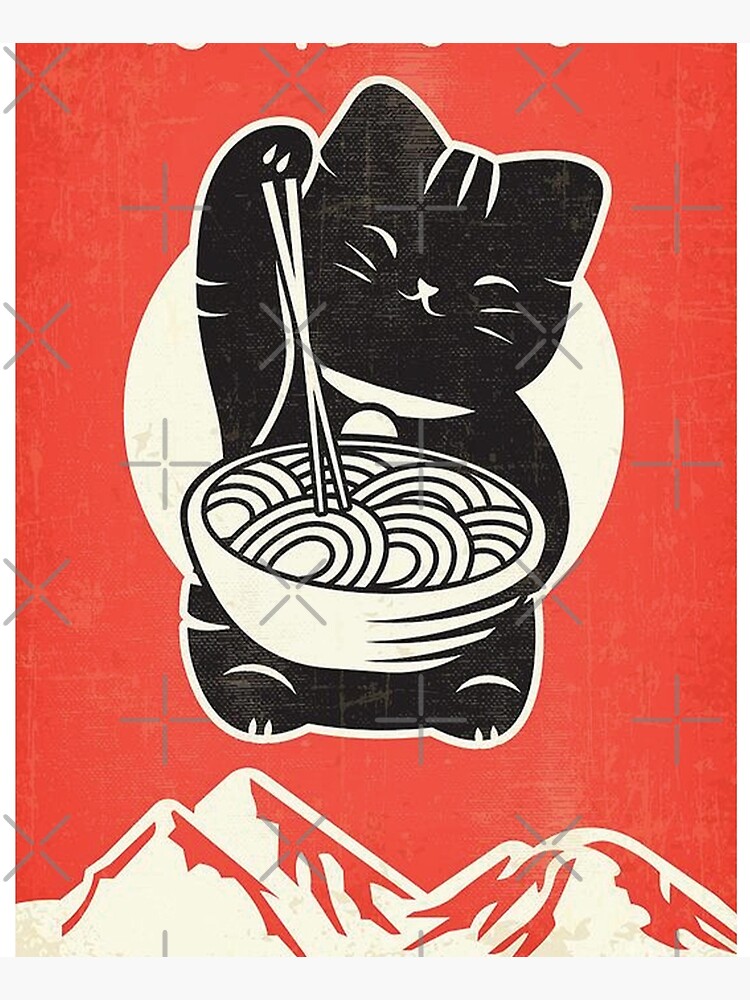 RAMEN KAWAII CAT by PinchesDibujos