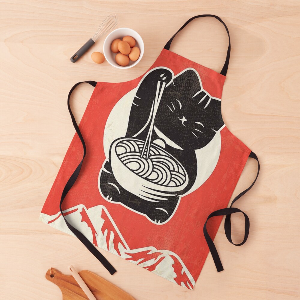 RAMEN KAWAII CAT Apron
