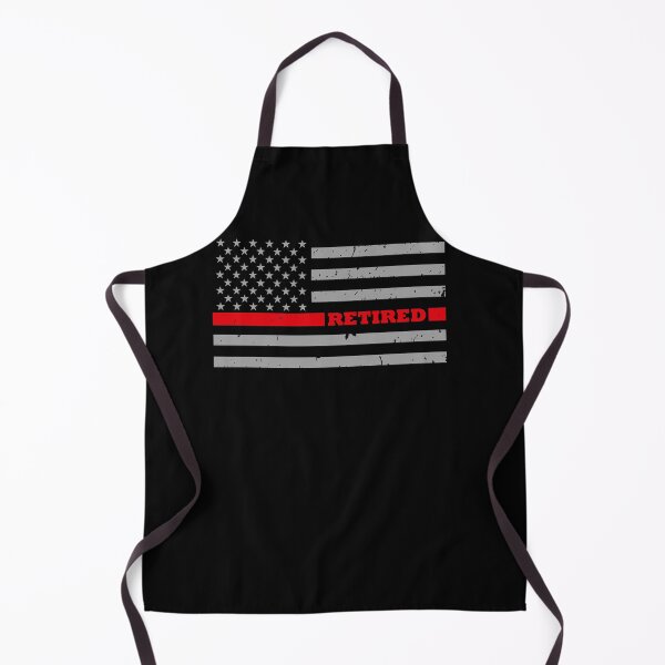 Item preview, Retired Firefighter Thin Red Line Flag designed and sold by bluelinegear.