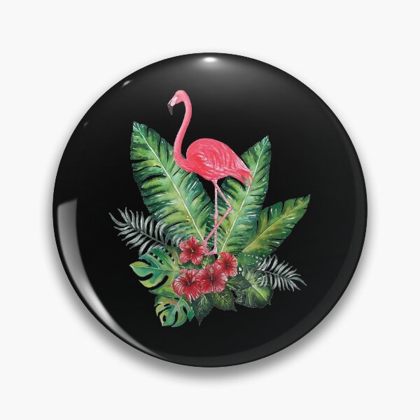 Item preview, Flamingo Water Bird Flowers Graphic Animal Lover designed and sold by MarkHudson78.