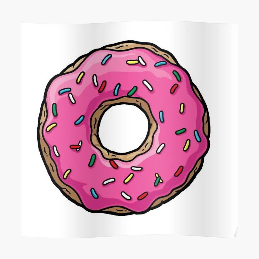 donut sticker by melpuntocom redbubble