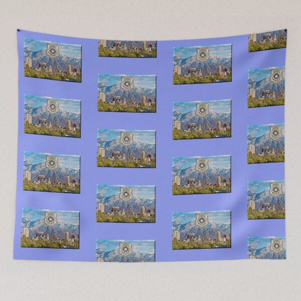 Item preview, Salt Lake City Police Badge &  Skyline designed and sold by Lawrence Baird.