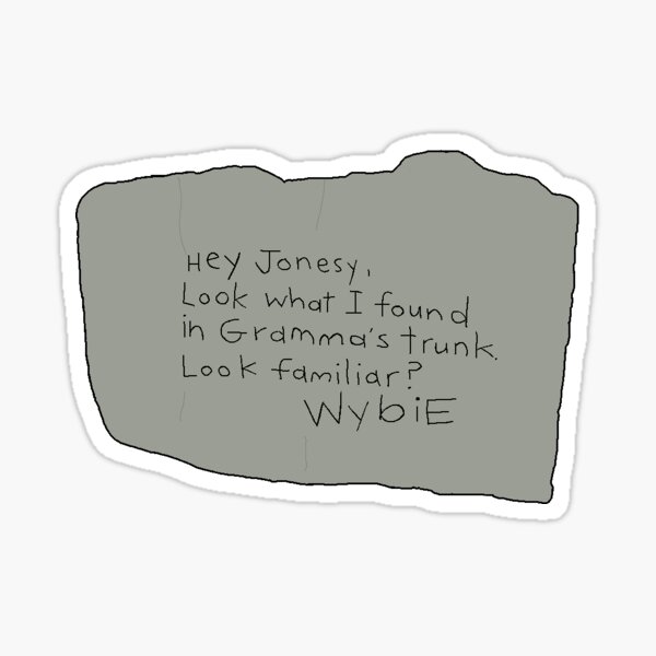 Coraline - Note de Wybie Sticker