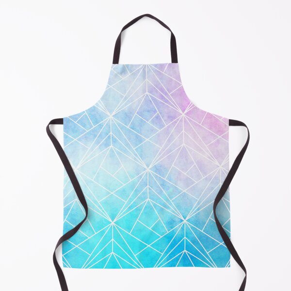 Item preview, Geometric White Pattern on Watercolor Background designed and sold by Vic Torys ☆.