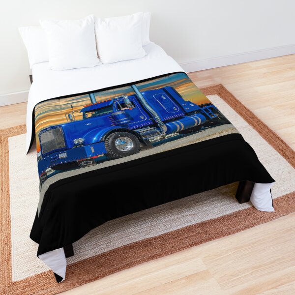 Blue Peterbilt Comforter for Sale by rharrisphotos Redbubble