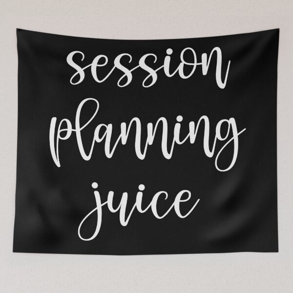 Aperçu de l'œuvre Planification de session Juice SLP créée et vendue par TeesYouWant.