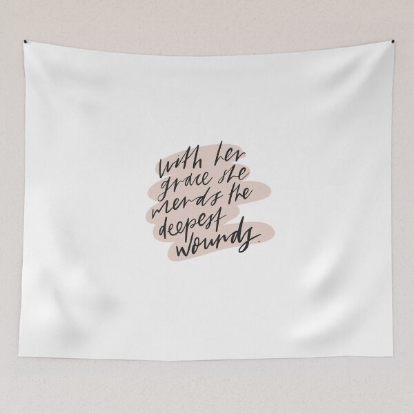 Item preview, With her grace, she mends the deepest wounds designed and sold by seaniemendoza.